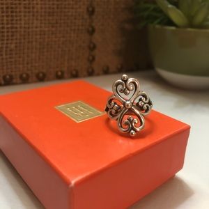 James Avery Adorned Hearts ring